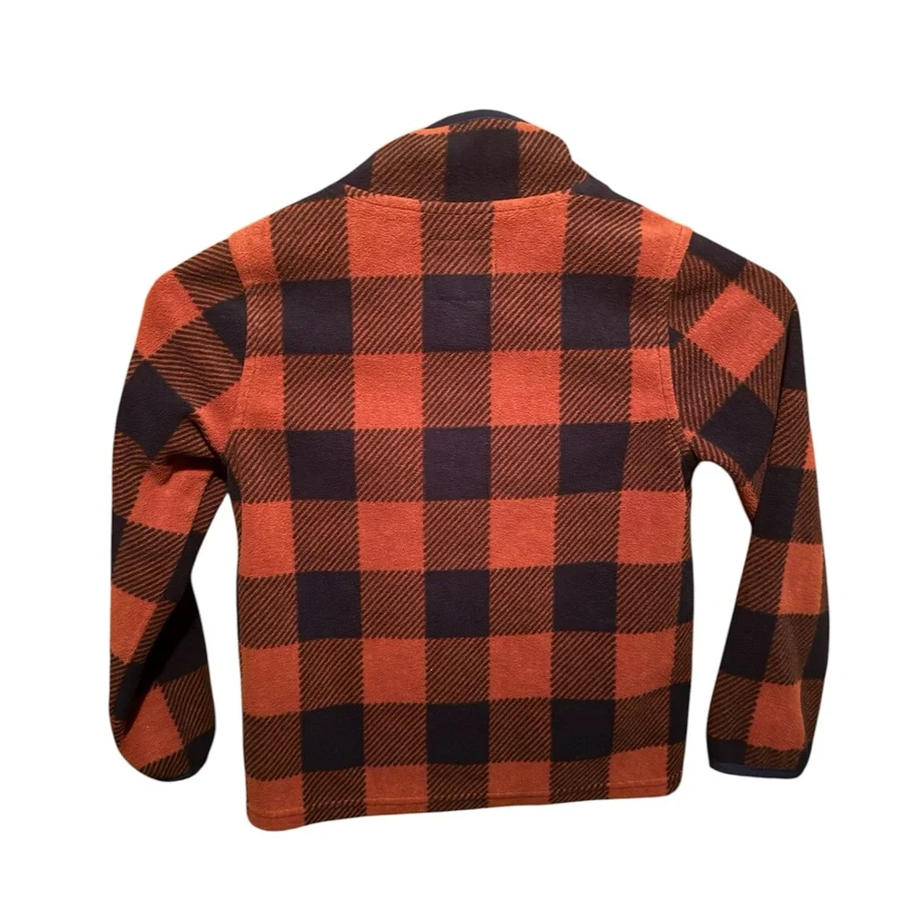 OshKosh B’gosh Plaid Fleece Zip Jacket | Size 6